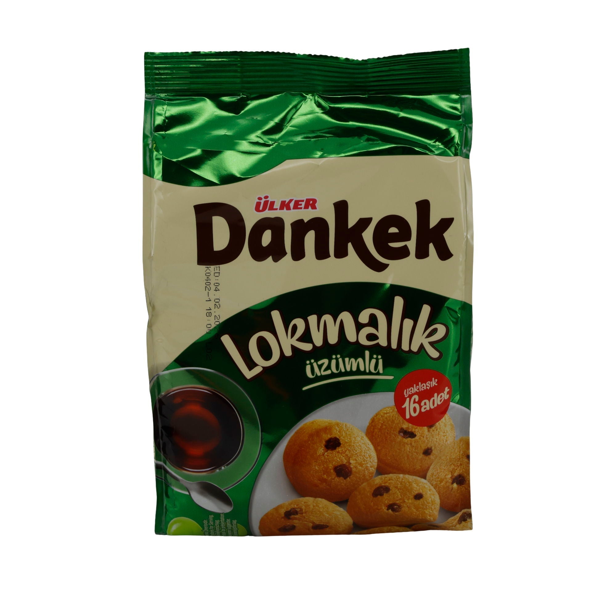 Mini-Rosinenkuchen Ülker Dankek Lokmalık Üzümlü | Kuchen | 160 g Beutel UELKER
